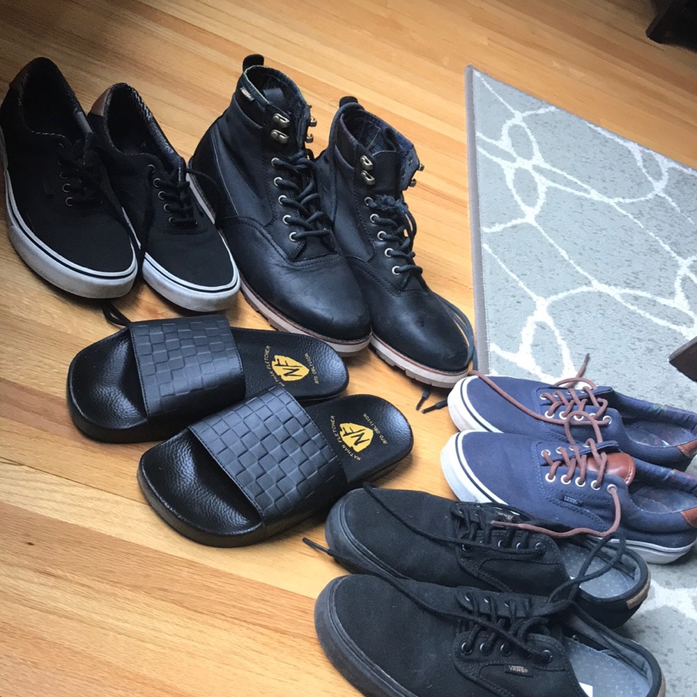 GREAT DEAL! Bundle of size 9 VANS footwear